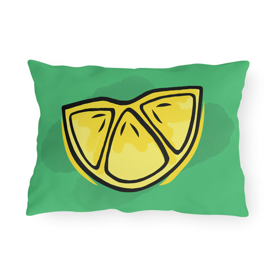 Lemon Squeezy Accent Outdoor Pillow