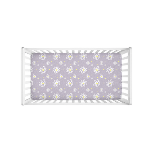 Little Miss Daisy Crib Sheet